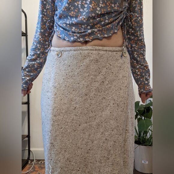 Vittadini Silk Wool Skirt (Women's L) - Picture 5 of 6